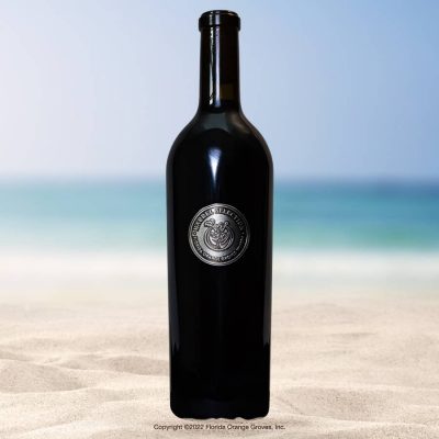 Photo of the front of the Barrel-Aged Wine Bottle