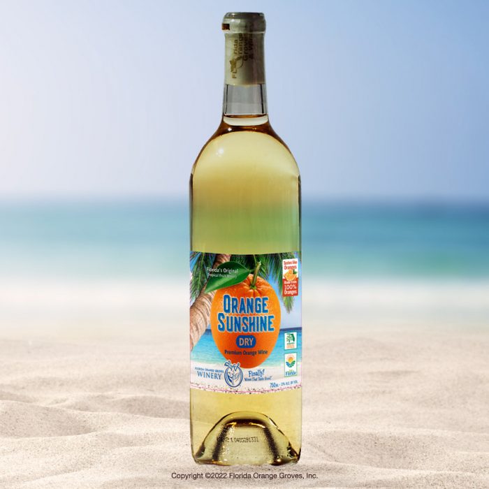 Photo of Orange Sunshine Dry wine bottle