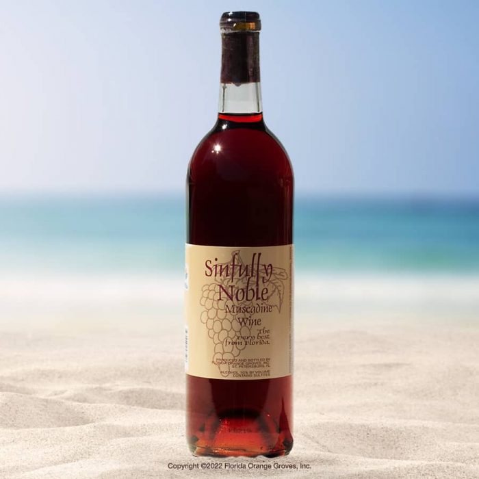 Photo of Sinfully Noble Sweet wine bottle
